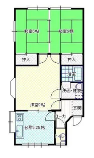 コーポSATO【1階】の間取り