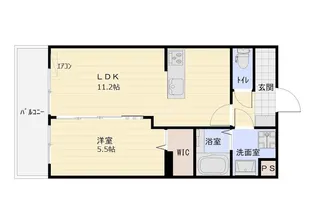 プリンス楊子【4階】の間取り