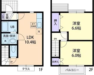 フォレストコート【2階】の間取り