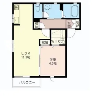 サニーベールA【2階】の間取り