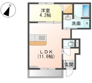 エクロール【1階】の間取り