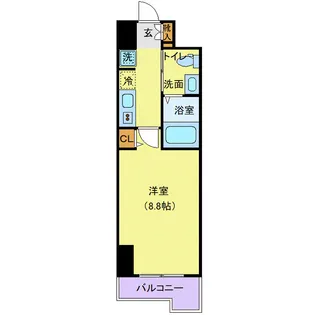 SIDE ONE【3階】の間取り