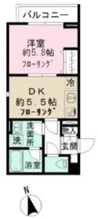 フェルメール【1階】の間取り