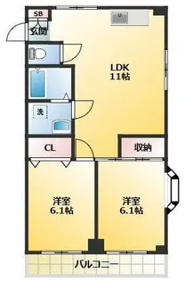 ドミール板橋本町【3階】の間取り