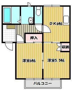 グリーンシティB棟【2階】の間取り