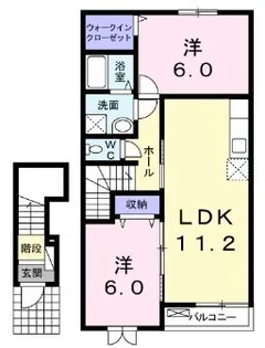 プリムラ【2階】の間取り