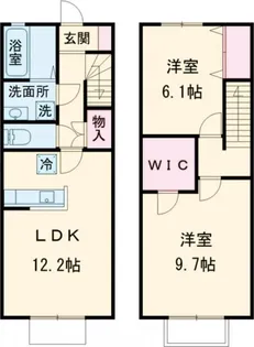 セレーナ西新井【1階】の間取り