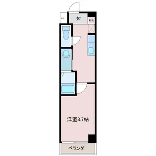 La Gran Tower イオメール【4階】の間取り