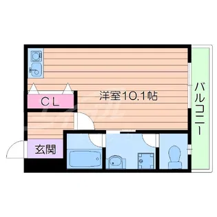 ソレイユ清和園【1階】の間取り