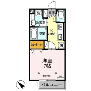 alveare(アルヴェアーレ)【2階】の間取り
