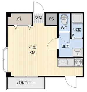 ハイツソワール【2階】の間取り