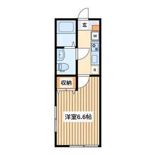 アザーレ・パッシオ大口A【1階】の間取り