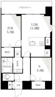 東京マンション【11階】の間取り
