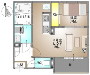 仮称)REGALEST 富田3【2階】の間取り