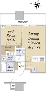 シティタワー大井町【2階】の間取り