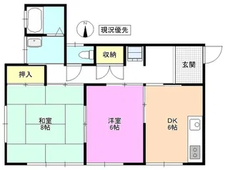 リバーサイド新橋【1階】の間取り