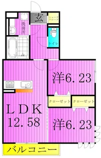 Miwastage【2階】の間取り