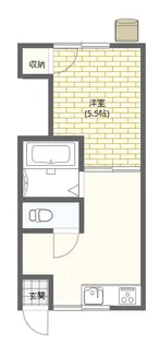 上鶴ハイツ【1階】の間取り
