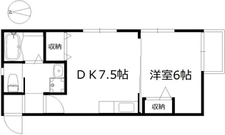 MKハイツII【2階】の間取り