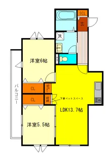 まるゆビルディング【3階】の間取り