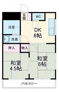 サンシャイン中川【3階】の間取り
