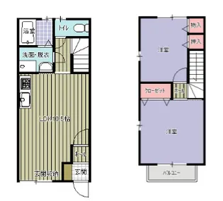 静岡県袋井市木原【一戸建】の間取り