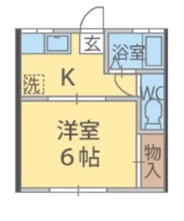 メゾンドイヌイ【2階】の間取り