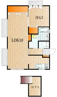 山口県下関市後田町2【アパート】の間取り