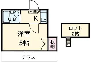 タウンコート【2階】の間取り