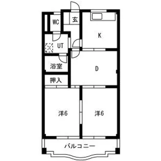 クオリティパレス【4階】の間取り