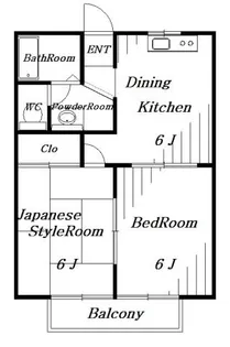 ハイツストーンリーク【2階】の間取り
