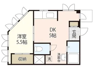 中谷ビル【3階】の間取り