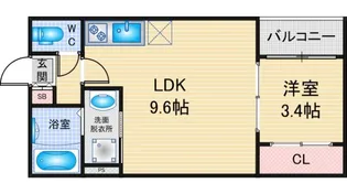 Y s 内田橋【2階】の間取り