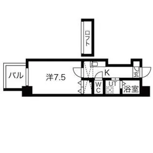 ビガーポリス112日本橋三丁目【8階】の間取り