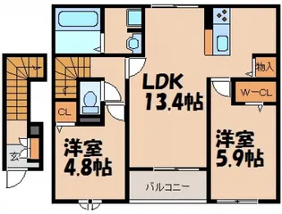 コモレビ【2階】の間取り