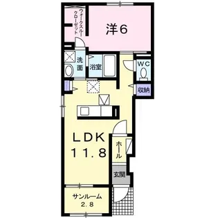 アドヴァン A【1階】の間取り