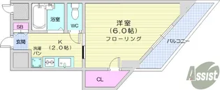 荒巻壱番館【4階】の間取り