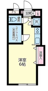 グランドールクサナギB【2階】の間取り