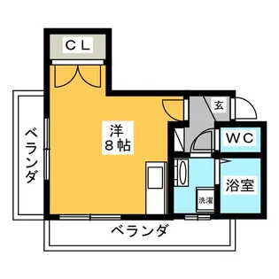 コーポ吉村【4階】の間取り