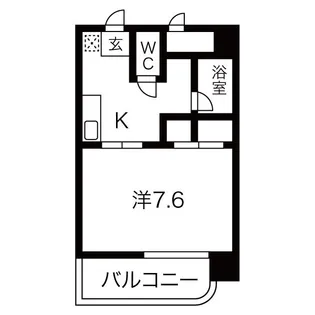 愛知県名古屋市北区杉栄町3【マンション】の間取り