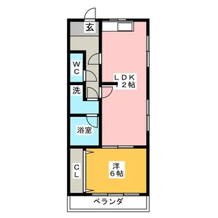 グリーンビラ22【2階】の間取り