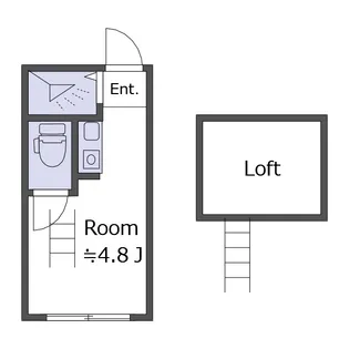 パッソム鵜の木【2階】の間取り