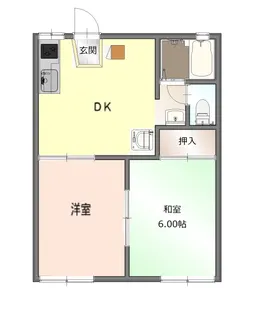 グリーンラビーE棟【2階】の間取り