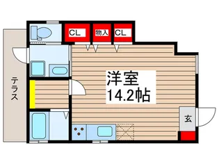 アルーム【1階】の間取り