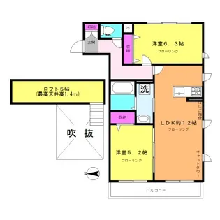 モンレーヴ青葉台【2階】の間取り