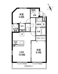 ハイネス川崎【2階】の間取り