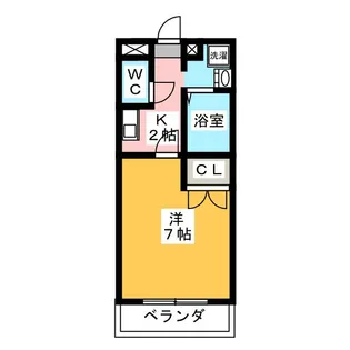 パラッツオTH黄金【5階】の間取り