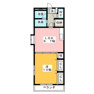 ロイヤルあさひ【3階】の間取り