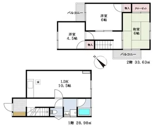 埼玉県入間市下藤沢3【一戸建】の間取り