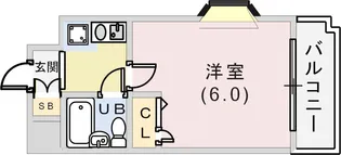 ワコーレプラティーク神戸深江駅前【9階】の間取り